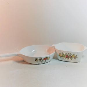 Corning Ware Spice of Life 2 Piece Set - 6-1/2&quot; Skillet and 2-3/4 Cup Cassserole