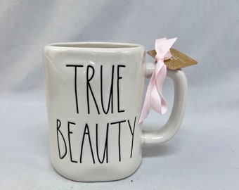 Rae Dunn "True Beauty" Mug, Princess Disney Collection