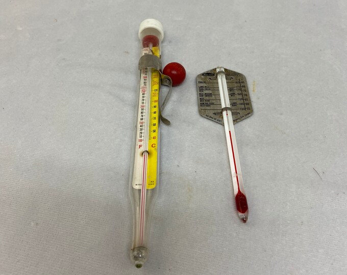 Vintage Acurite Candy/deep Fry and Meat Thermometer Etsy