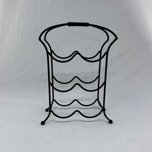 Metal 6 Bottle Tabletop Wine Bottle Holder