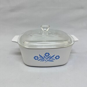 Corning Ware Cornflower 1-1/2 Quart Casserole With Glass Lid