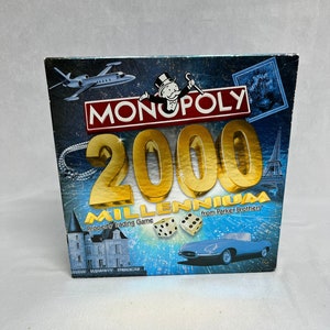 Vintage Board Game Monopoly Millennium Edition