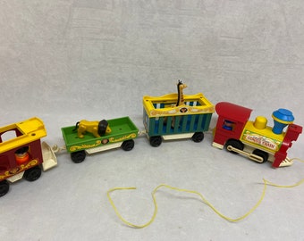 fisher price train set vintage