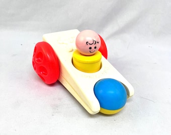 Vintage Fisher Price Click'n Clatter Car 1975 - Etsy