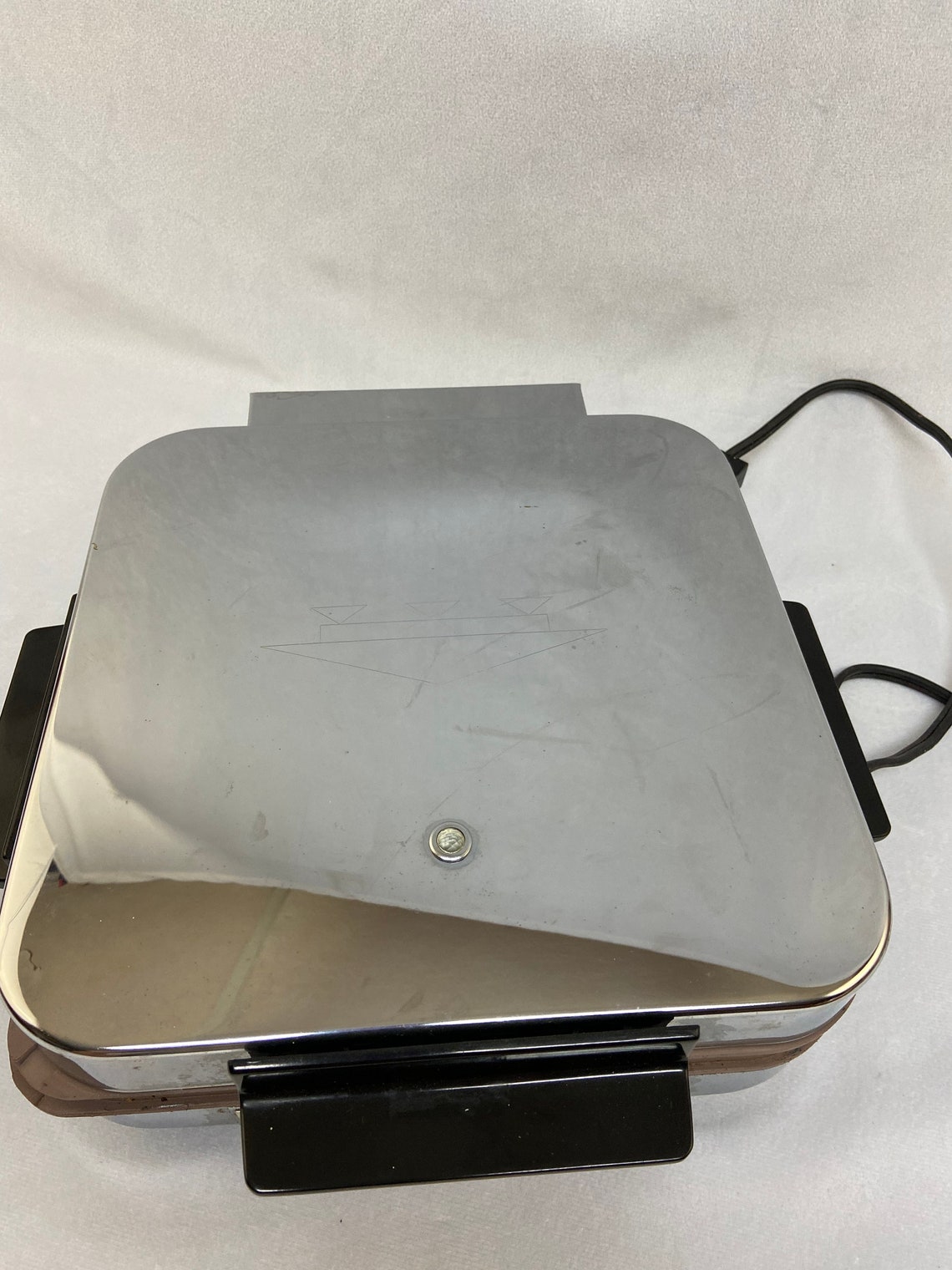 Vintage Kenmore Sears Stainless Waffle Iron/Baker/Grill Etsy