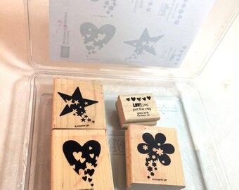 Stampin Up Sprinkled Expressions Rubber Stamp Collection, Scrapbooking/Cardmaking Supplies