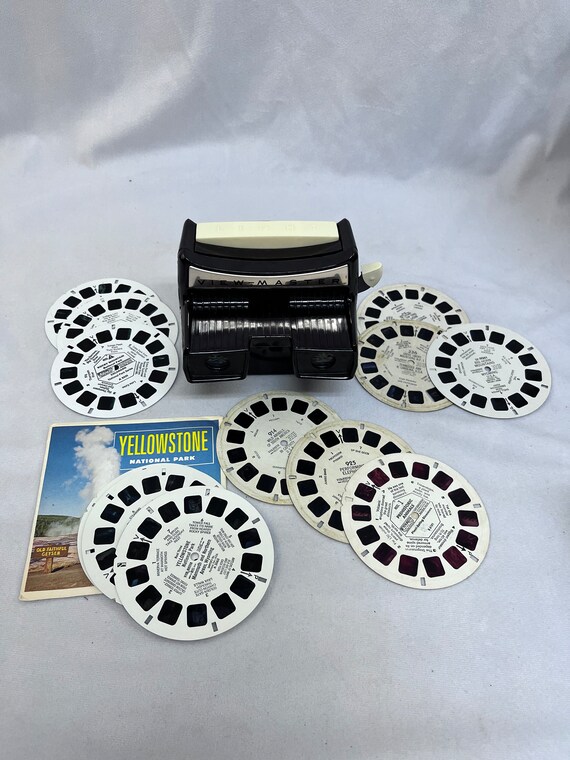 Vintage GAF View Master Lighted Version Model F and 12 Reels Etsy
