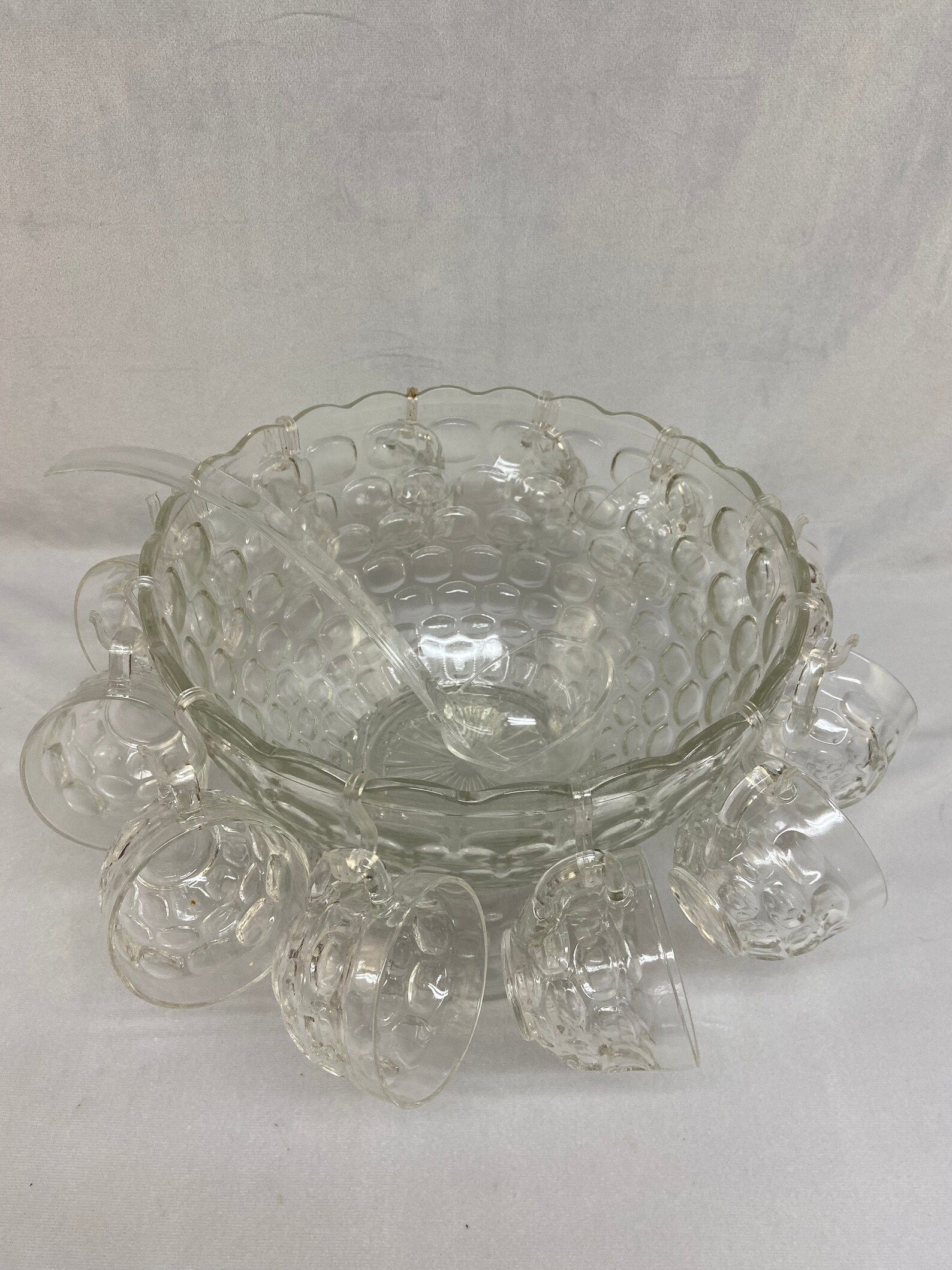 Vintage Jubilee Punch Set Federal Glass Punch Bowl With Etsy