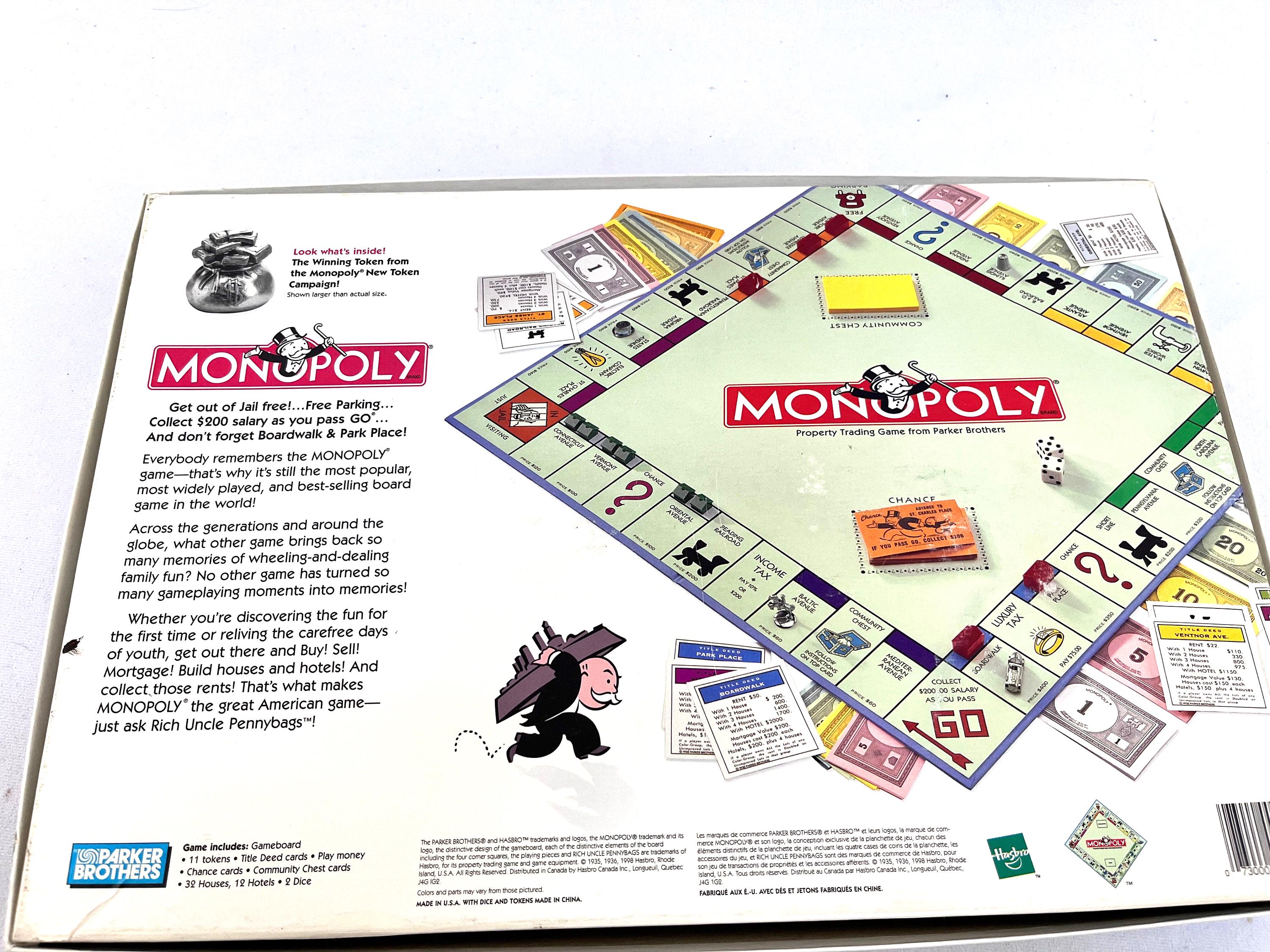 Vintage Board Game Monopoly 1999 Version - Etsy