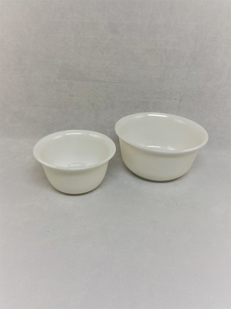 Vintage GE White Mixing Bowl Set Etsy