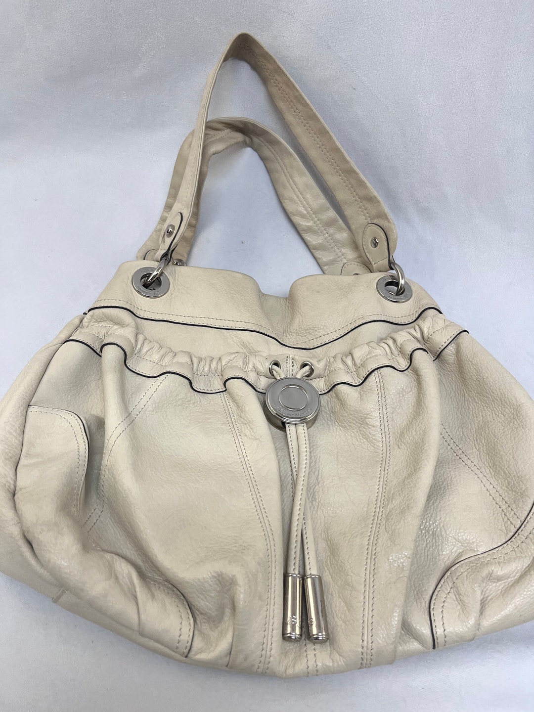 Vintage B Makowsky Soft Beige Leather Purse - Etsy