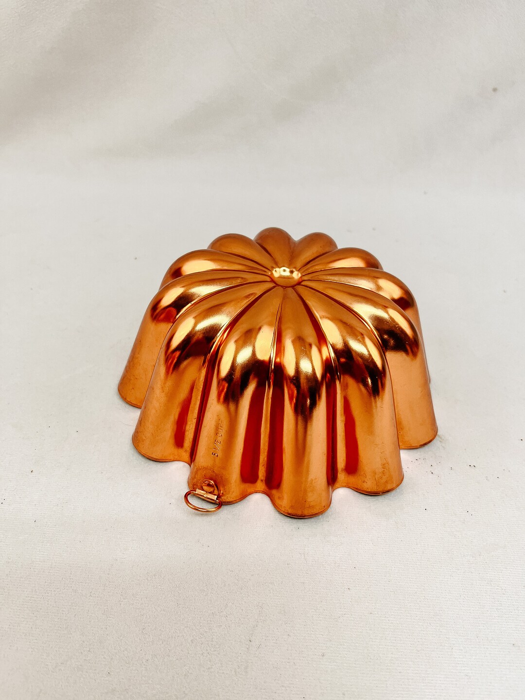Vintage Copper Jello Mold Wall Hanging Fluted Jello Mold Etsy