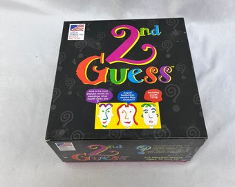 Vintage Board Game 2000 2nd Guess