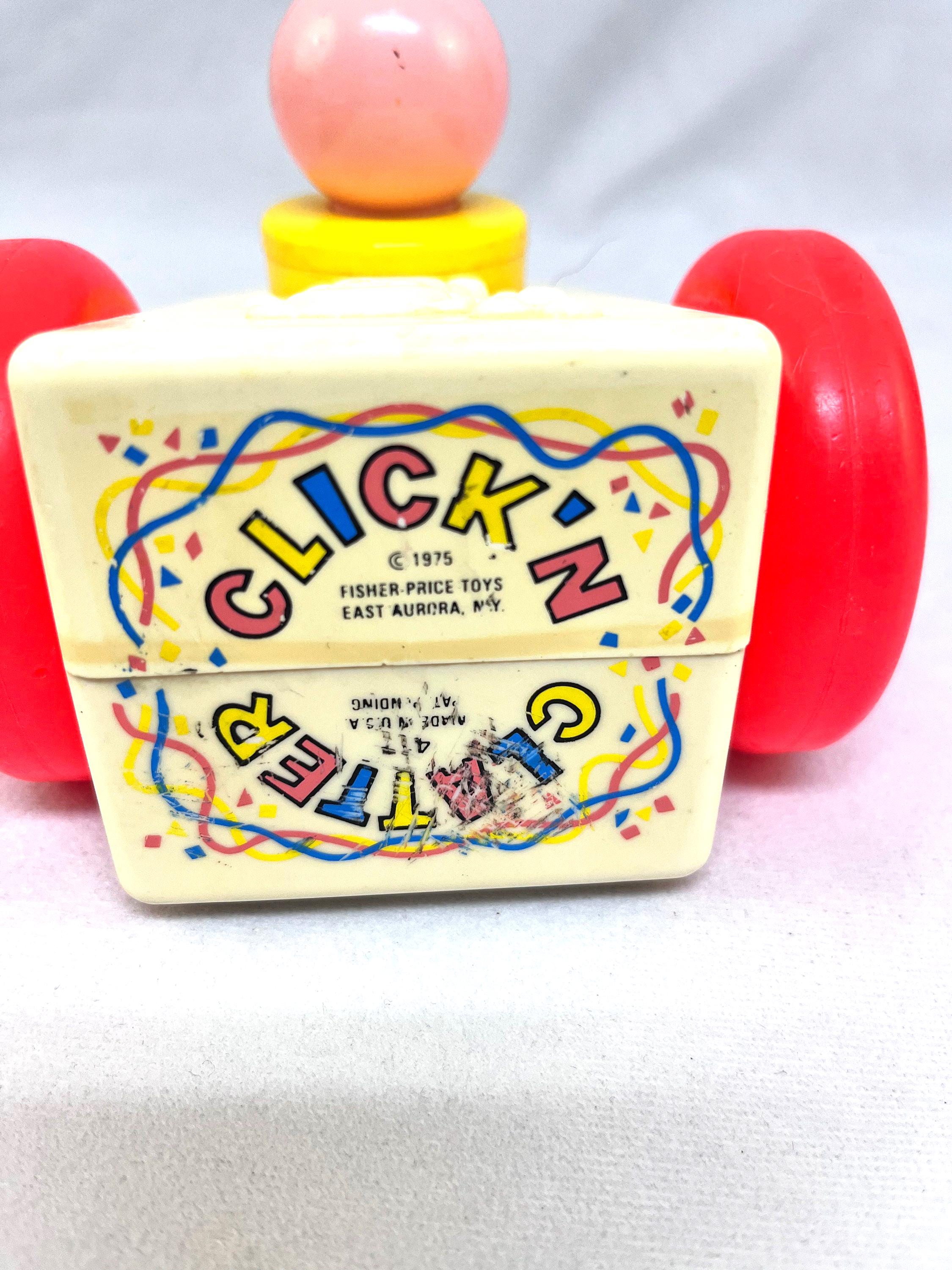 Vintage 1975 Fisher Price Click 'N Clatter Toy - Etsy
