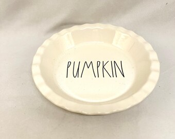 Pumpkin Pie Plate