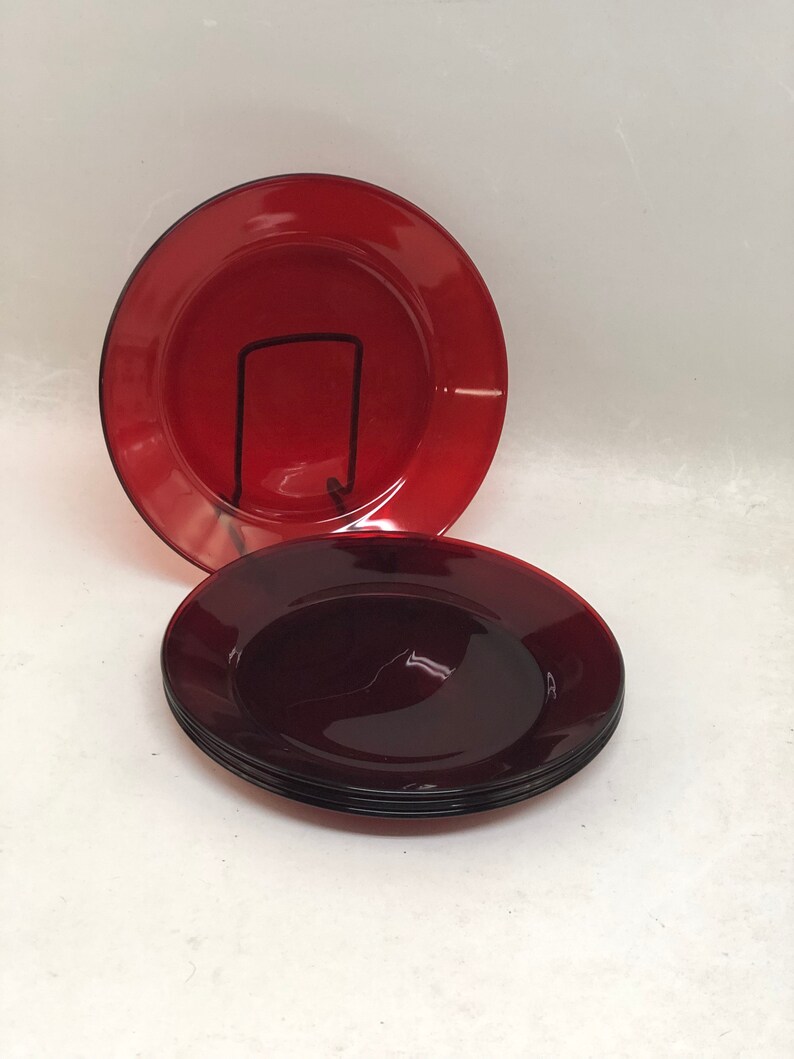 50 Pieces Old Glass Lenses 1” Diameter Ruby Red