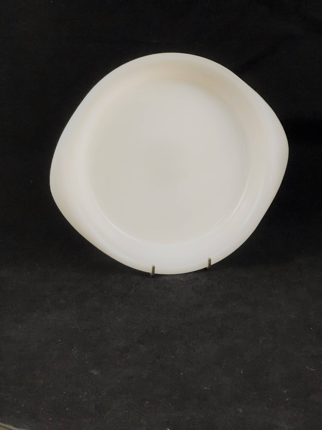 Vintage Glasbake Milk Glass Pie Pan Etsy