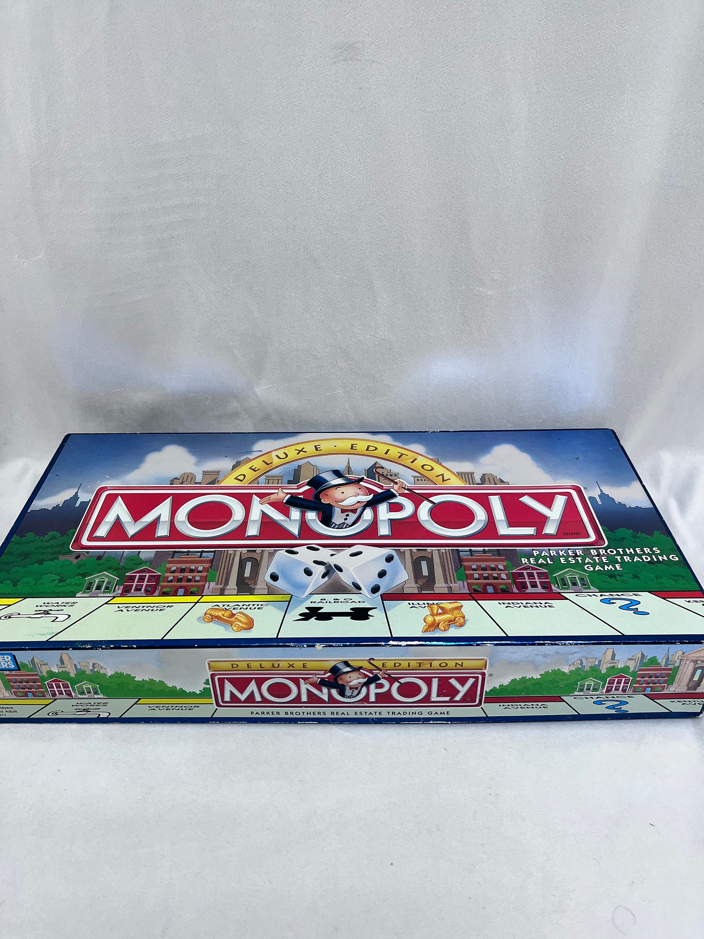 Vintage Board Game Monopoly 1995 Deluxe Edition - Etsy
