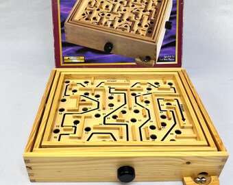 Vintage Labyrinth Solid Wood Game