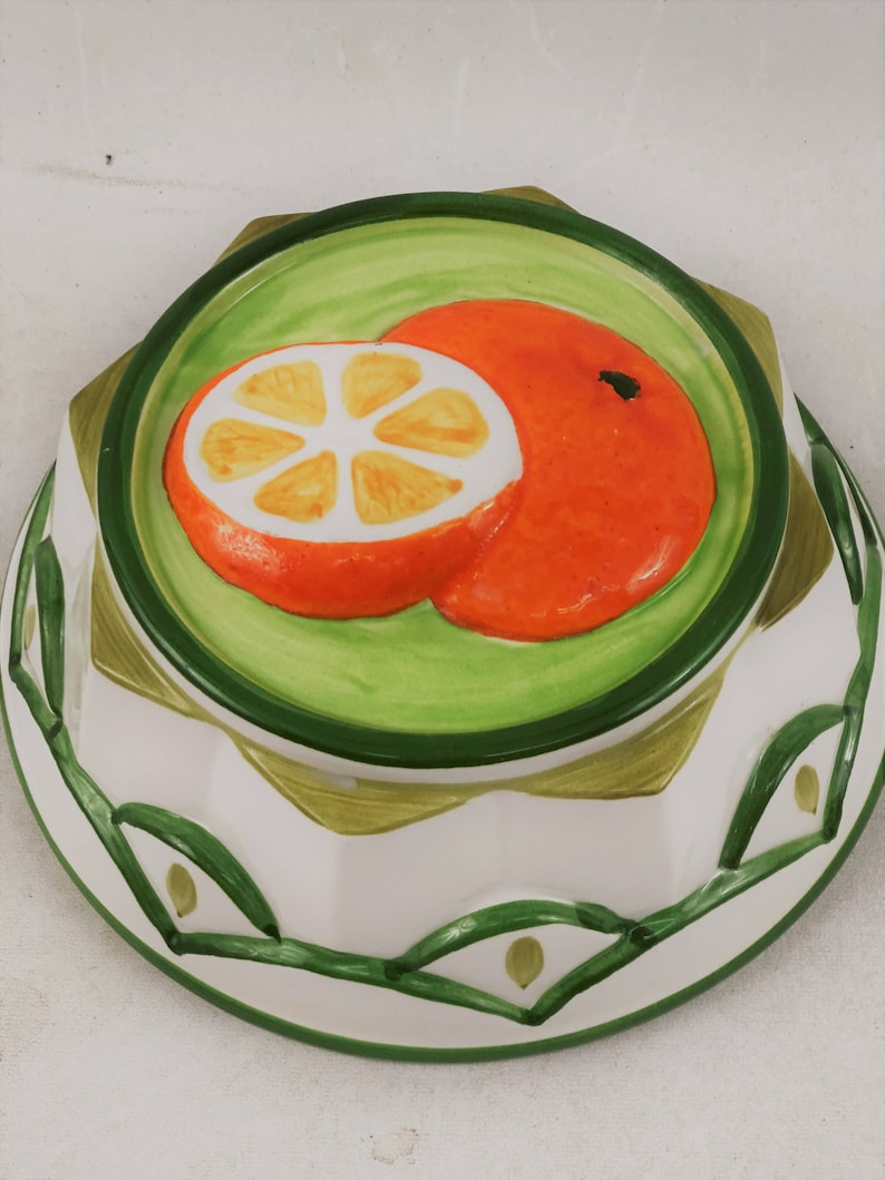 Vintage Ceramic Fruit Design Mold Wall Hanging by Sigma Etsy