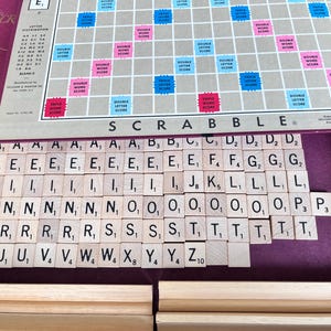 Vintage Scrabble Game