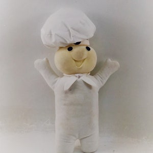 Vintage Pillsbury Dough Boy Plush/Stuffed Toy, 18 Doll image 1