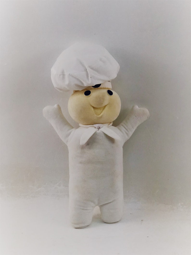 Vintage Pillsbury Dough Boy Plush/Stuffed Toy, 18 Doll image 1