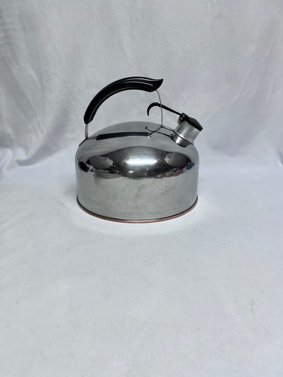Vintage Large Revere Ware Paul Revere Whistle Tea Kettle Etsy