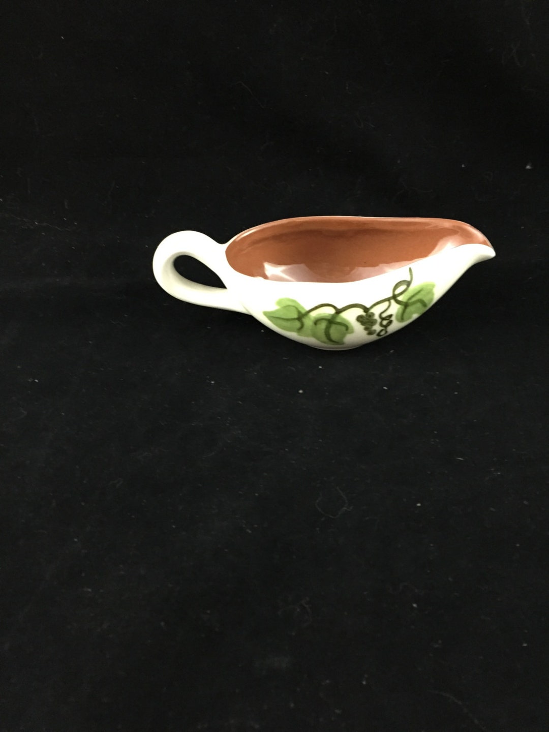 Vintage Stangl Pottery Small Gravy Boat Golden Grapes Pattern Etsy