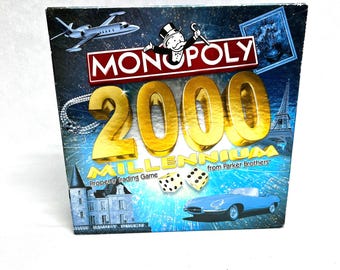 Vintage Board Game Monopoly Millennium Edition - Etsy