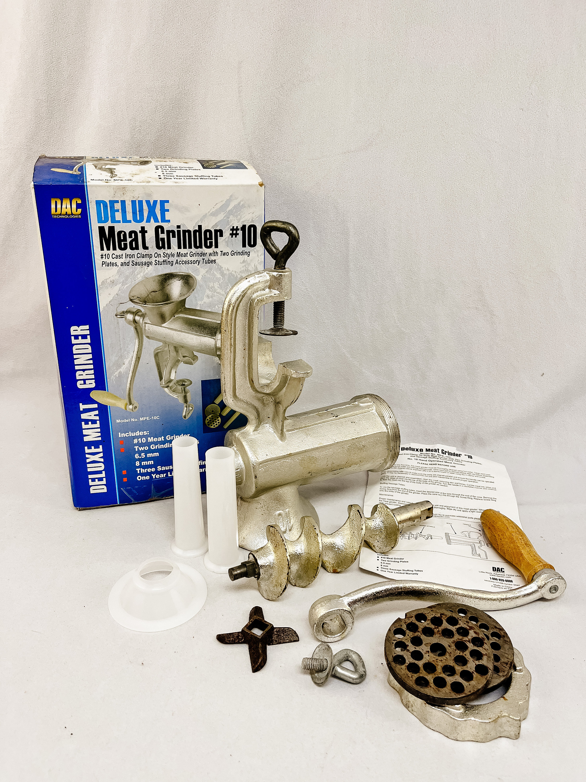 Hand Grinder Old Style Meat Grinder Vintage Simmons Keen Kutter