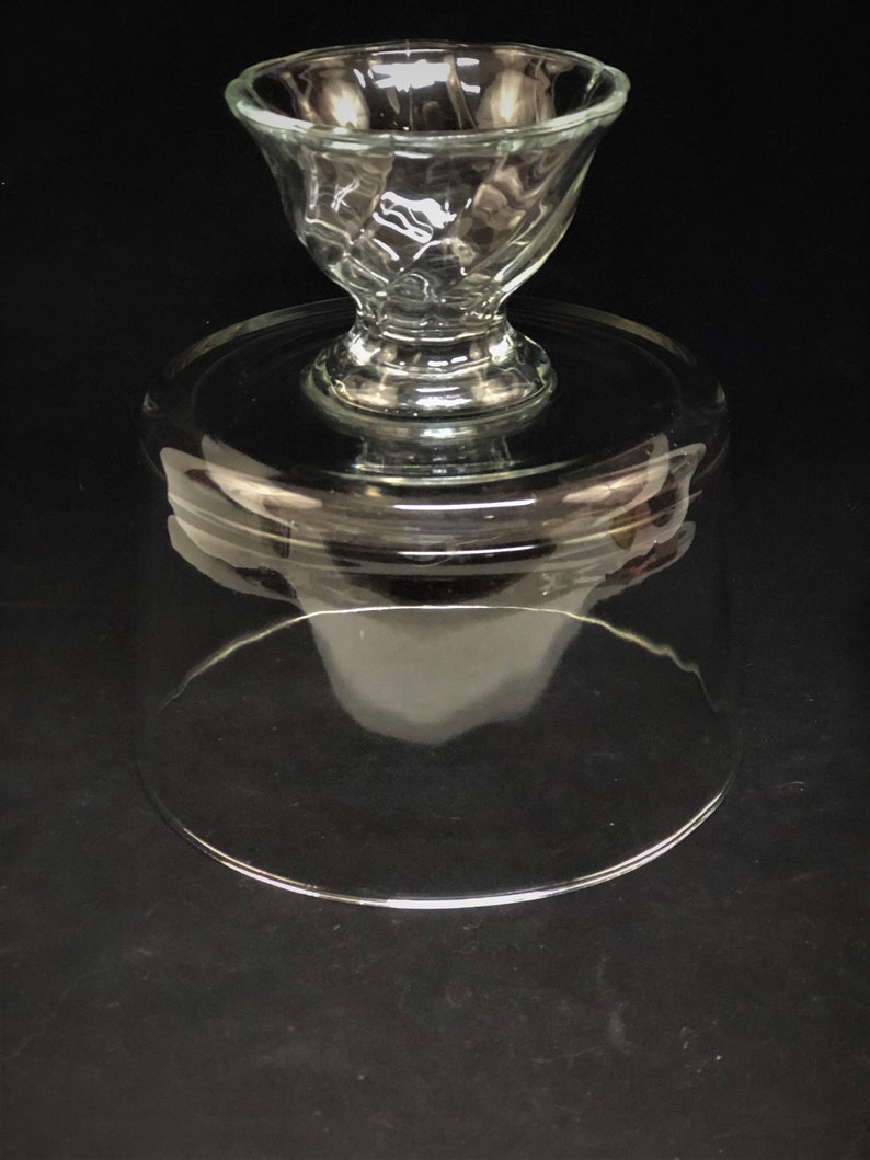 Trifle Bowl Large Deep Dish Glass Pedestal Bowl