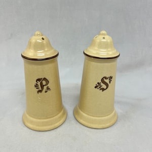 Vintage Pfaltzgraff Village Salt and Pepper Shakers