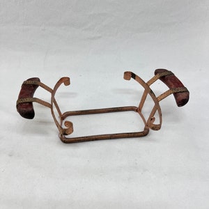 Vintage Expandable Baking Dish Holder, Copper