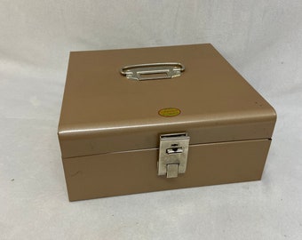 Vintage Carmanco Metal File Box