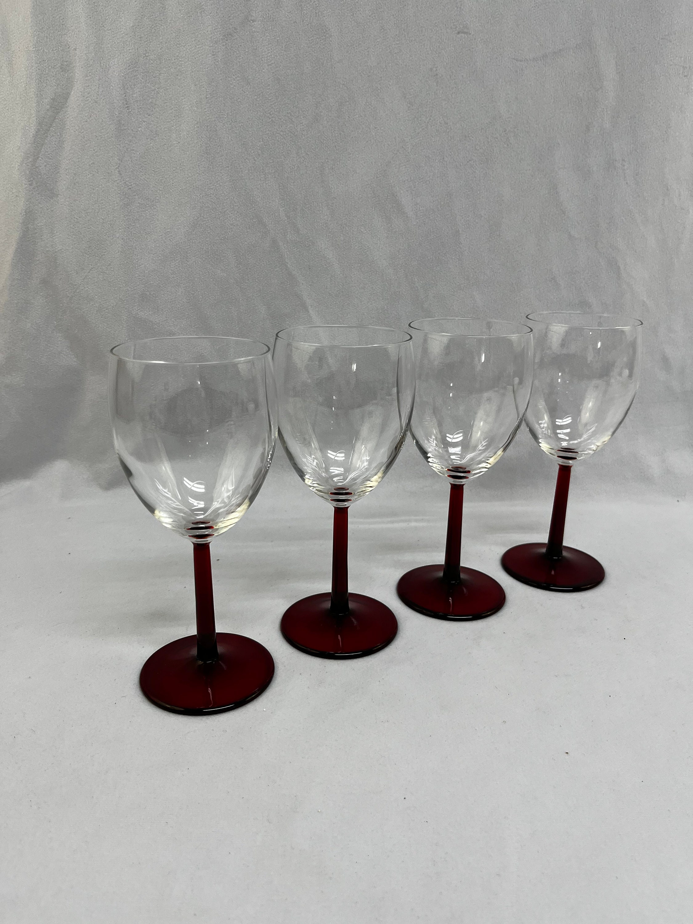 Long Stem Wine Glasses Set of 8, 12oz Clear Red/White for Party, Wedding  and Home