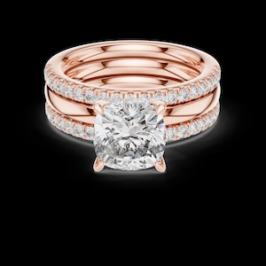 14 Women's Ring Gold CAD Files Bundle 3DM STL Jewelry Designs Engagement, Fashion Ring Models with Renders Video Rose White Yellow LR -9