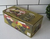 Vintage Blumen Steckschalen Veba Glas in Box immer das richtige glas two flower bowls removable frog inserts West Germany retro florist gift