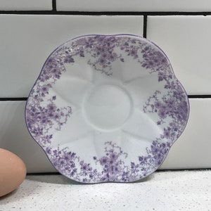 Very Rare Vintage Shelley Dainty Purple Orphan Saucer Not Mauve made in England saucer only Difficult to Find Very Uncommon colour scarce