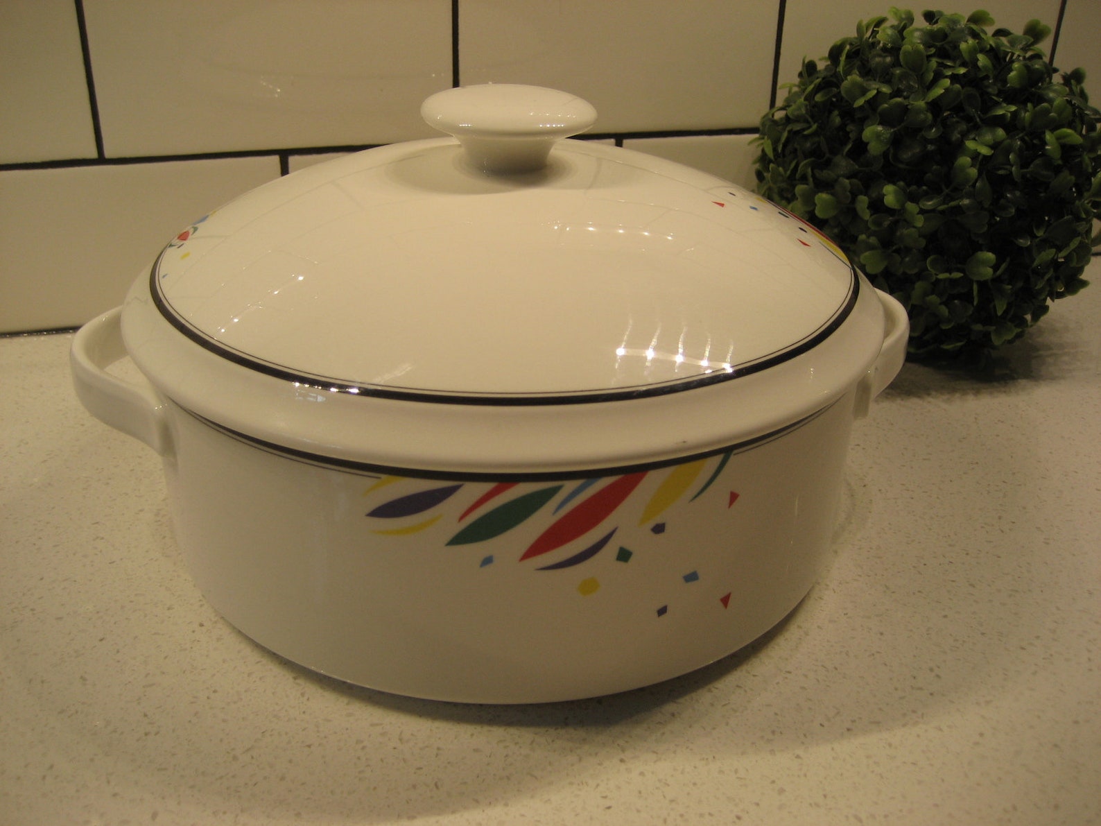 Vintage Mikasa Maxima Cooking Serving Casserole Pot Nature's Palette ...