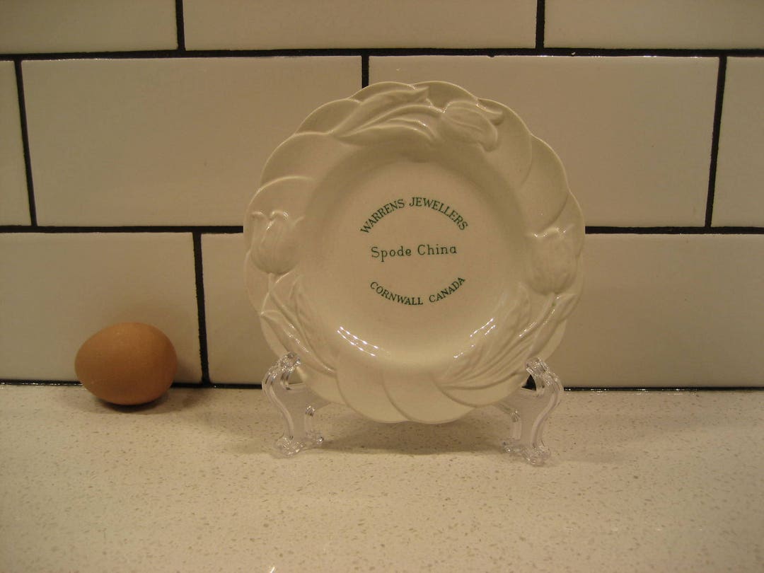 Spode Pin Vintage Spode Plate Advertising Warren's Jewellers Cornwall Ontario ...