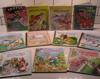 CHOICE Vintage Little Golden Books c.1945 - 1997 Your kids & grandkids will be looking forward to bedtime with these! retro story-time gift