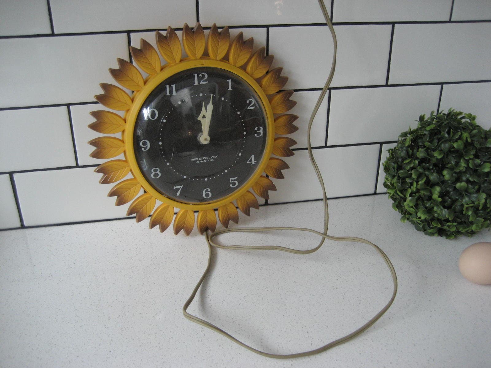 10インチ ヴィンテージ ウェストクロックス ポージー ウォールクロック