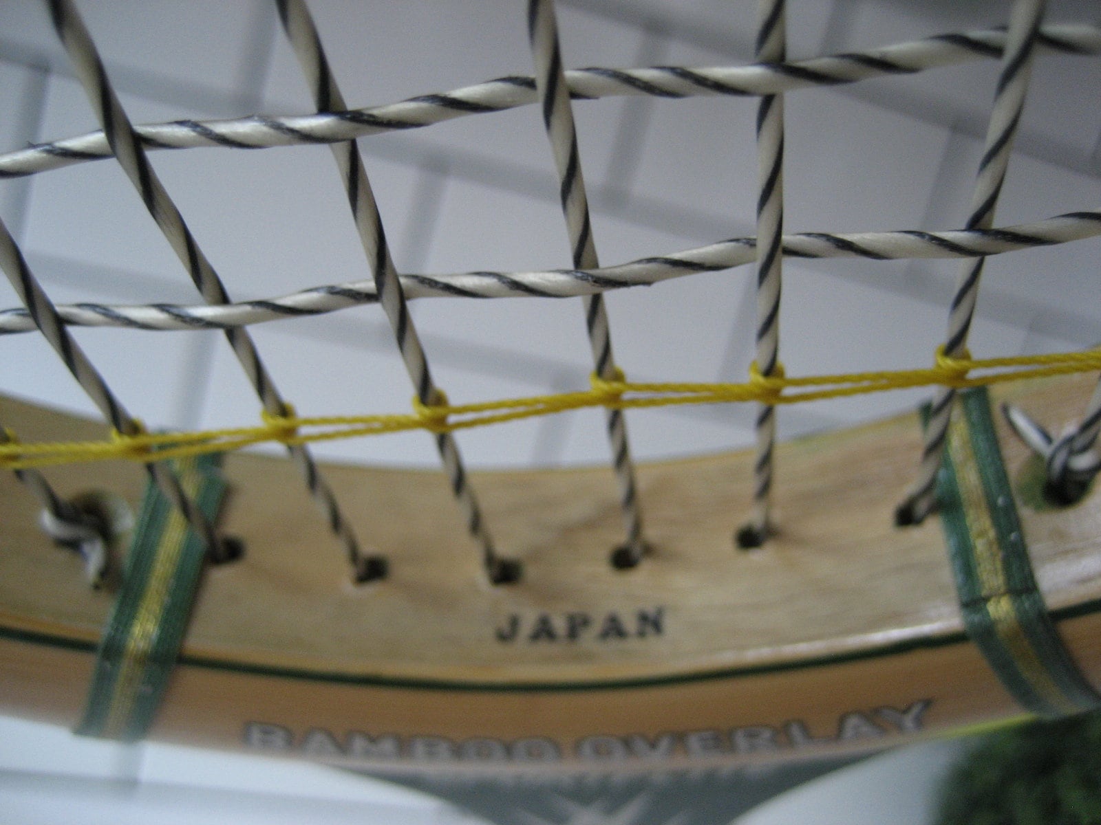 27インチの美しいヴィンテージスポーツフライト竹オーバーレイ木製