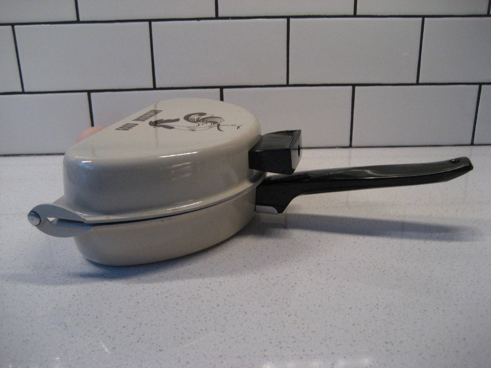 Large Vintage Omelette Pan Good Morning Rooster Nordic Ware Etsy