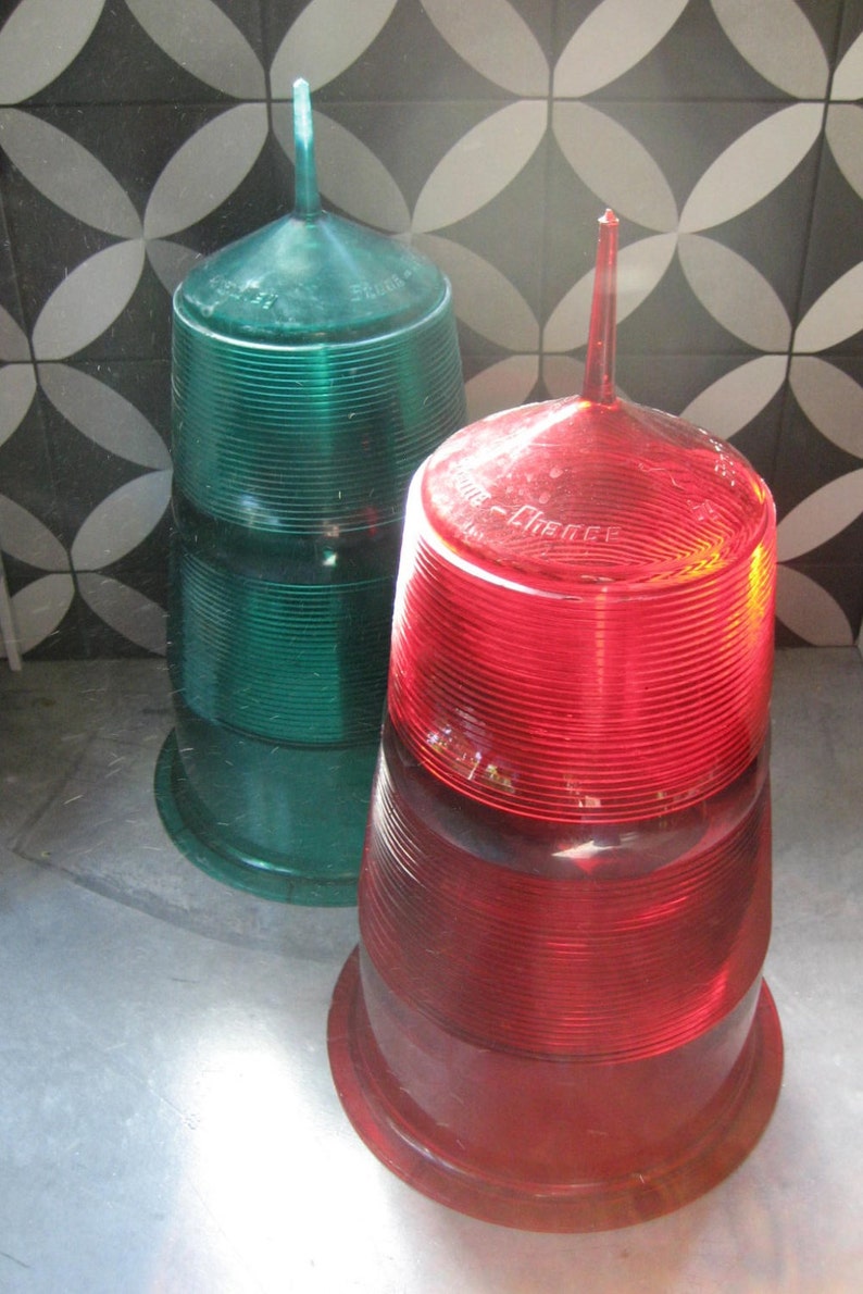 CHOICE XXL Vintage Industrial Channel Markers Seaway Marine Etsy