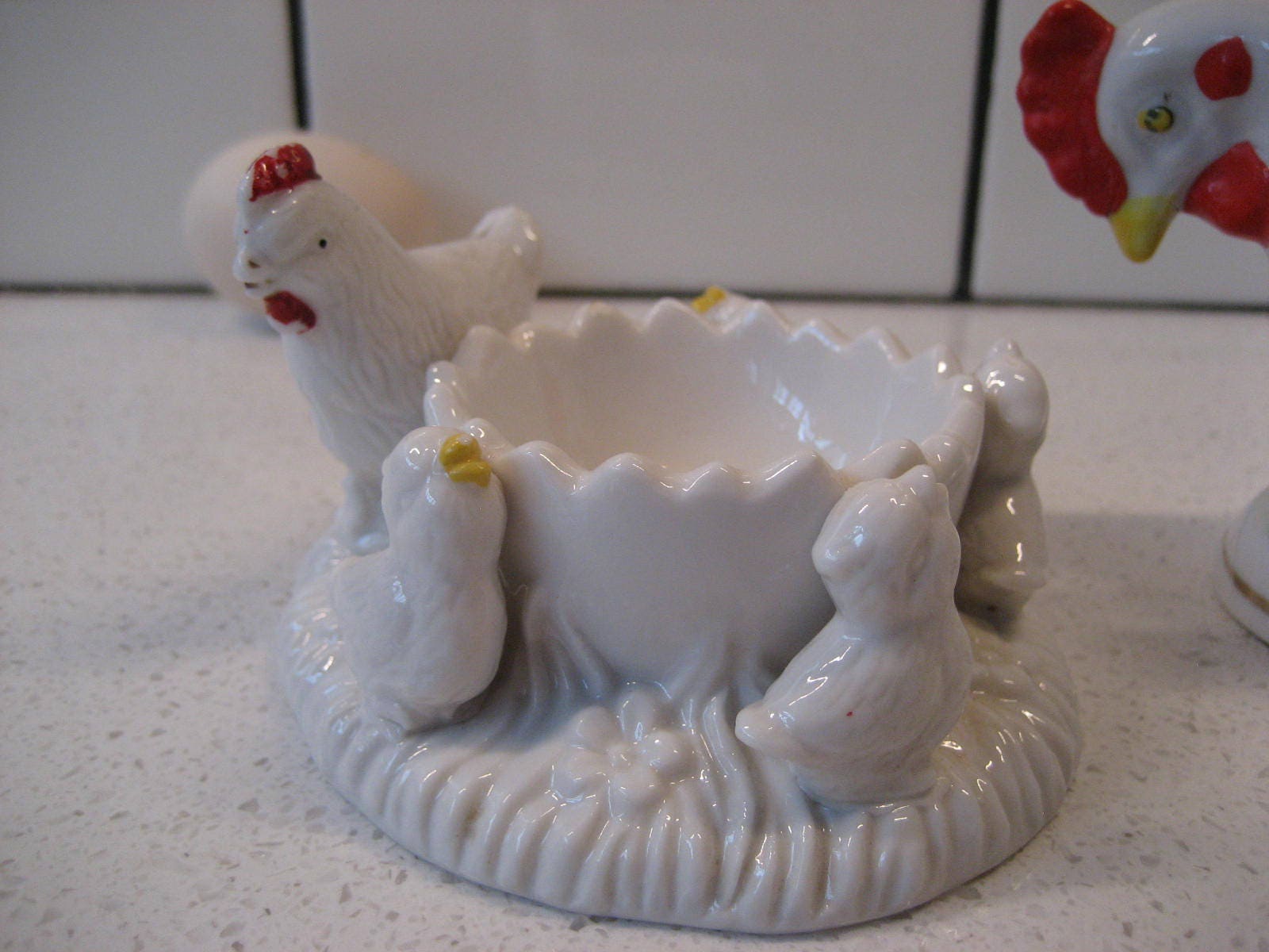 CHOICE Vintage Chicken Miniatures Occupied Japan Hand-painted Egg
