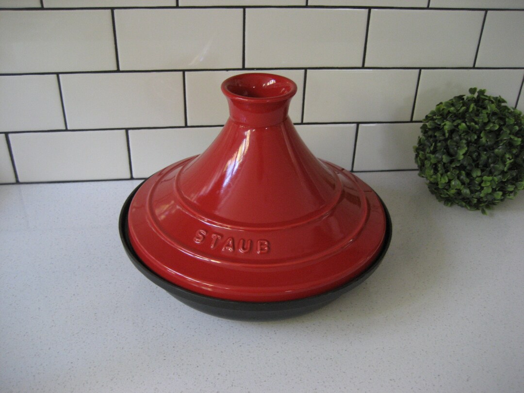 XXLヴィンテージストウブフランスモロッコタジンセットタジン鋳鉄釉