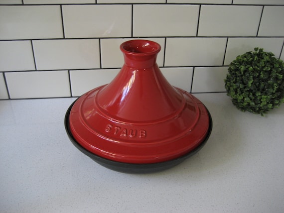 XXLヴィンテージストウブフランスモロッコタジンセットタジン鋳鉄釉