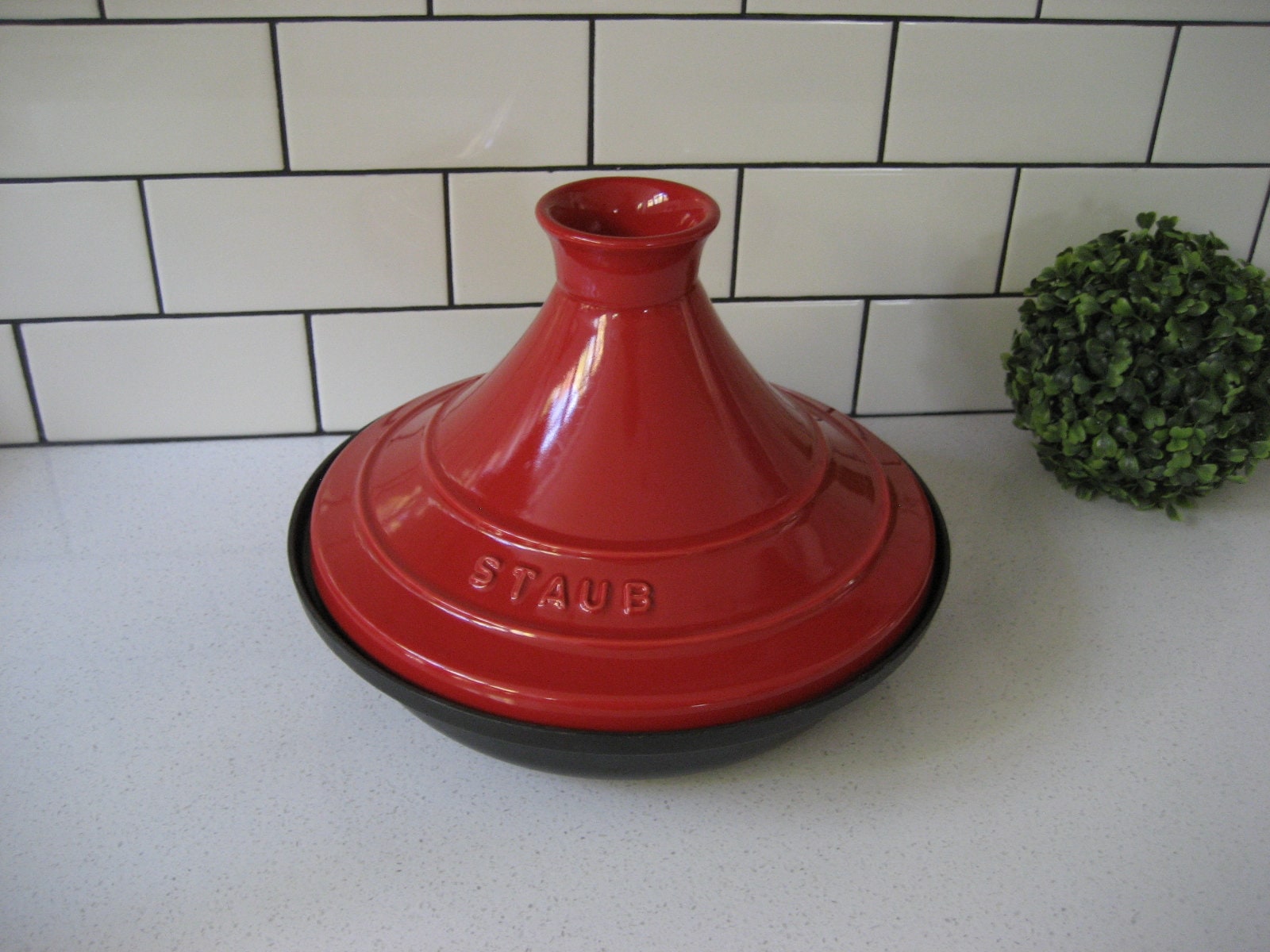 XXLヴィンテージストウブフランスモロッコタジンセットタジン鋳鉄釉